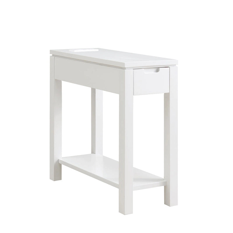 Leick Home Aufladen Cade Holz-Beistelltisch mit Schublade