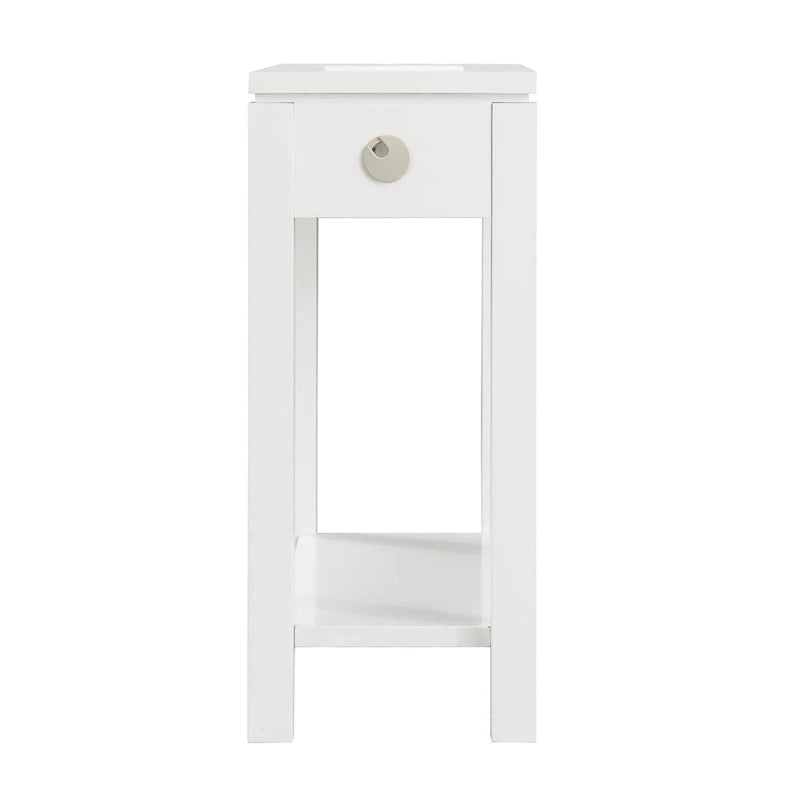 Leick Home Aufladen Cade Holz-Beistelltisch mit Schublade