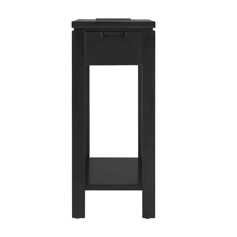 Leick Home Aufladen Cade Holz-Beistelltisch mit Schublade