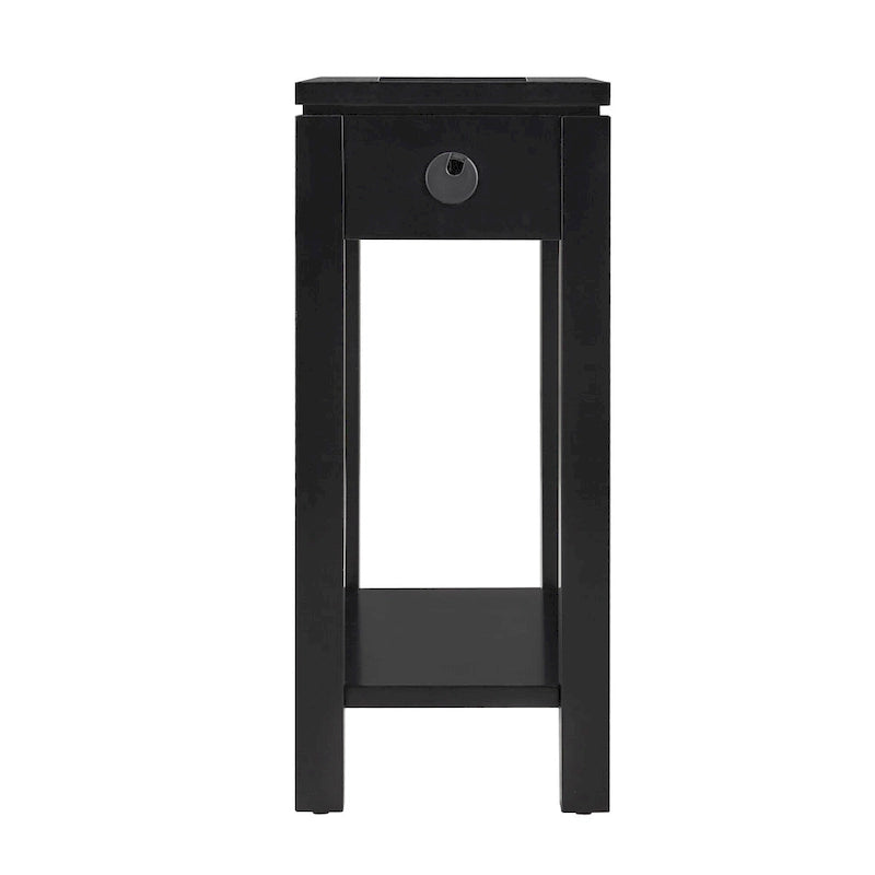 Leick Home Aufladen Cade Holz-Beistelltisch mit Schublade