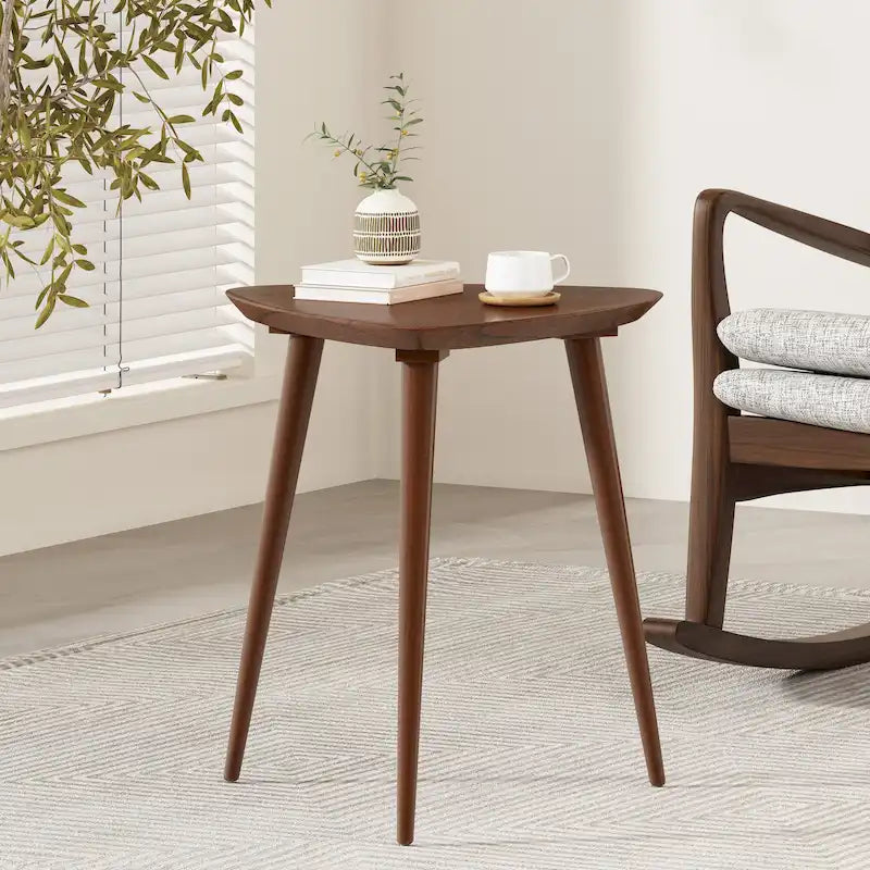 Naja Mid-Century Holzbeistelltisch von Christopher Knight Home – 20 L x 20 B x 22,75 H