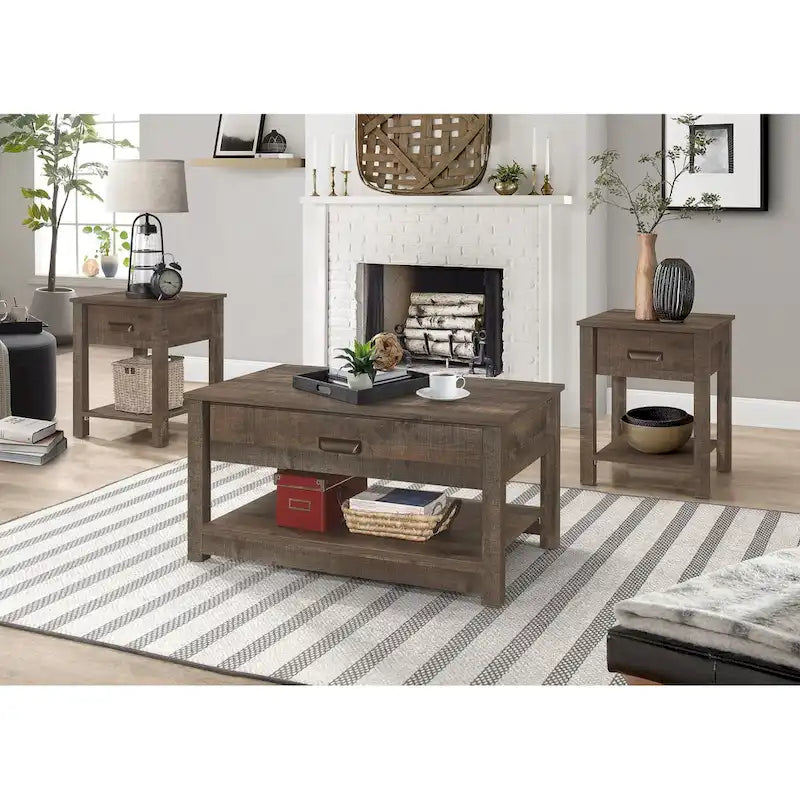 3-teiliges Couchtisch-Set markieren