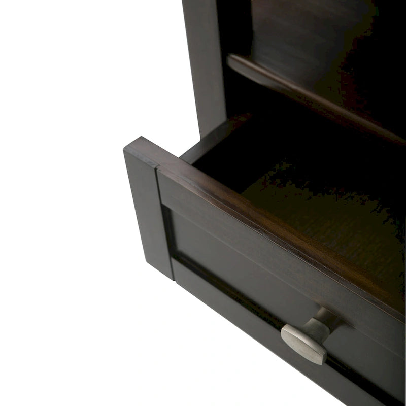 WYNDENHALL Norfolk Massivholz 50 cm breiter, rechteckiger Beistelltisch im Transitional-Stil - 50 cm breit