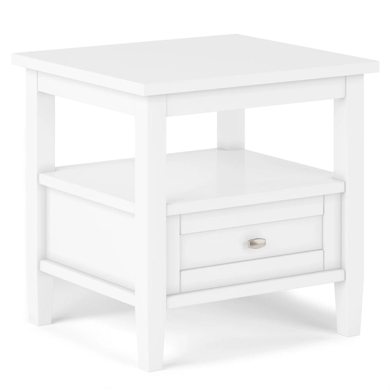 WYNDENHALL Norfolk Massivholz 50 cm breiter, rechteckiger Beistelltisch im Transitional-Stil - 50 cm breit