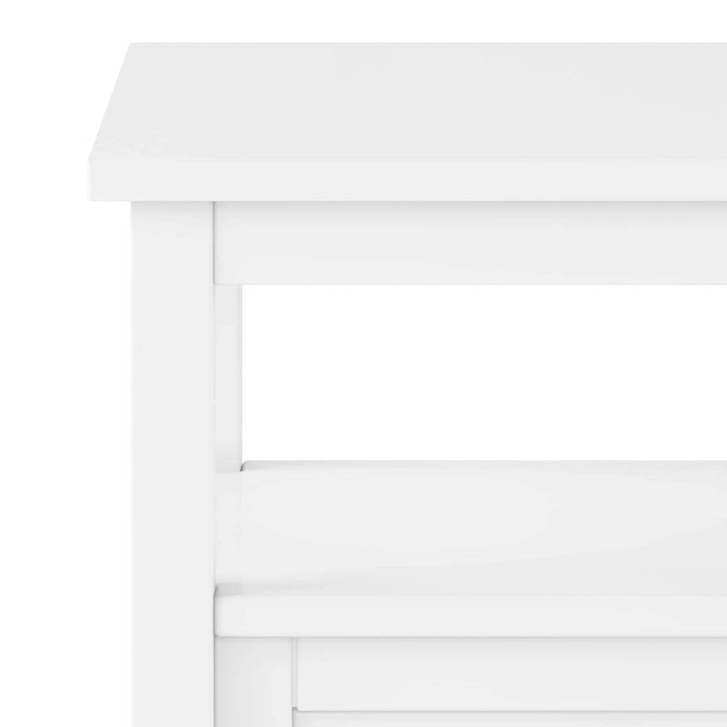 WYNDENHALL Norfolk Massivholz 50 cm breiter, rechteckiger Beistelltisch im Transitional-Stil - 50 cm breit