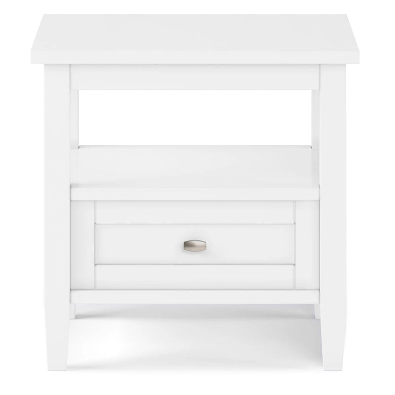WYNDENHALL Norfolk Massivholz 50 cm breiter, rechteckiger Beistelltisch im Transitional-Stil - 50 cm breit