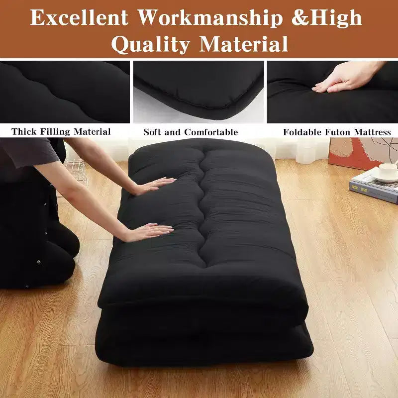 Japanische Futonmatratze, faltbare Bodenschlafmatte, Tatami-Matte für Zuhause, Campingmatratze