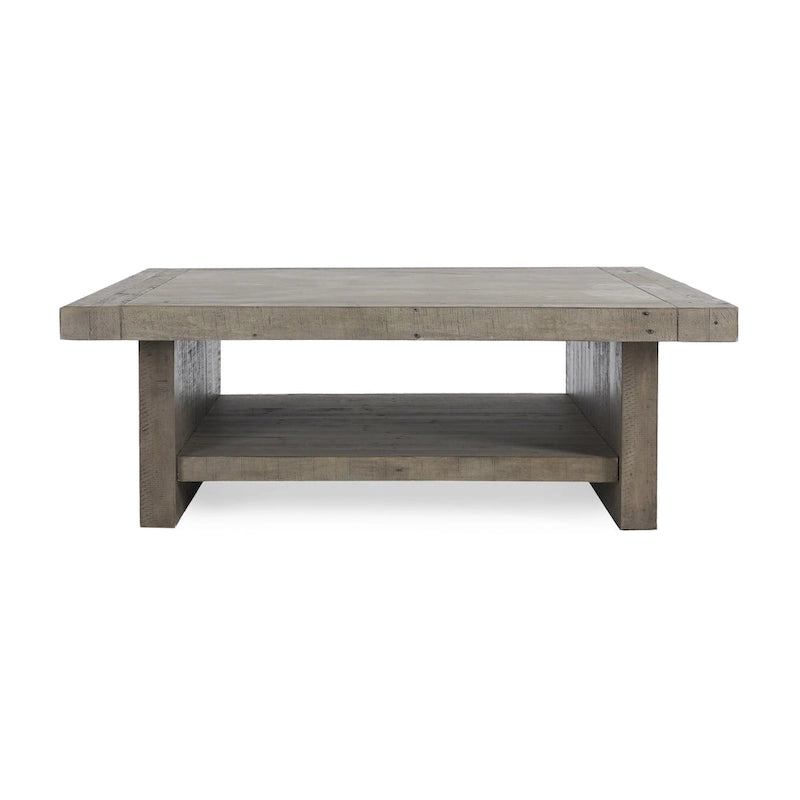 Classic Home Stonebridge Quadratischer Couchtisch – 50B x 50T x 18H