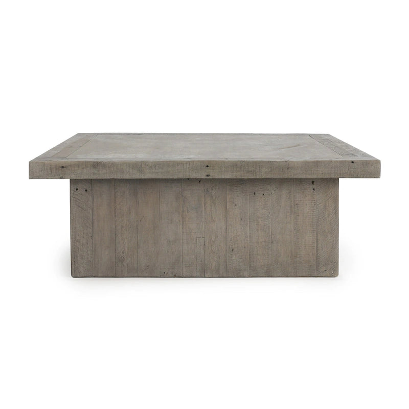 Classic Home Stonebridge Quadratischer Couchtisch – 50B x 50T x 18H
