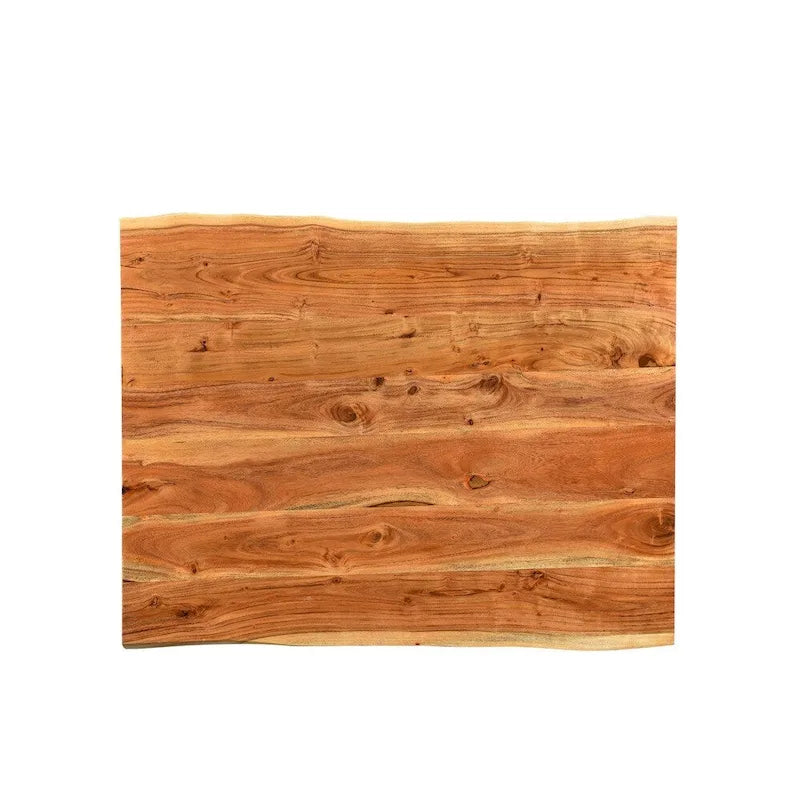 Couchtisch aus massivem Holz mit natürlicher Baumkante (Indien) - 31 x 45 x 16