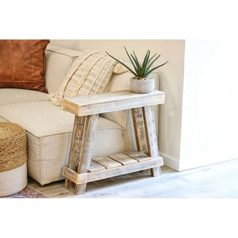 26x8x23 Luxe Aztek A-Frame Akzenttisch (Natur)