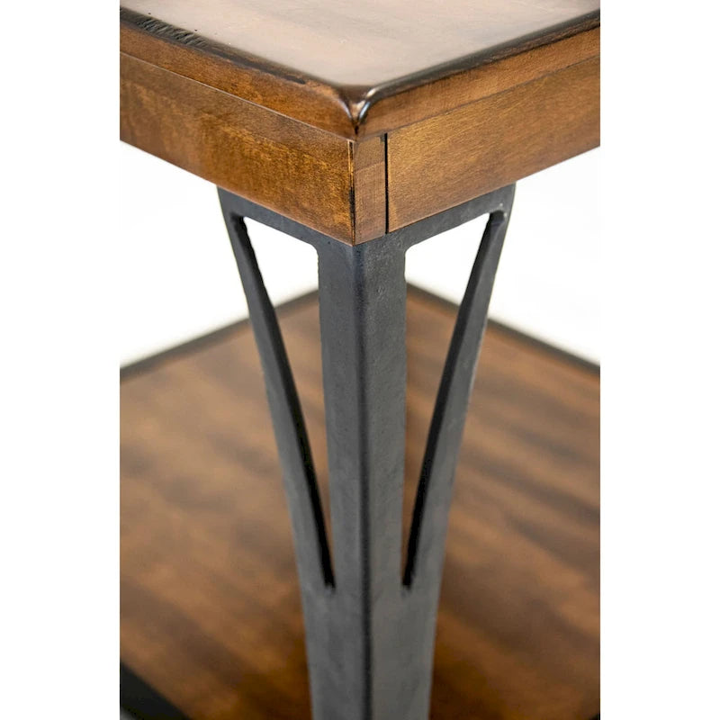 Der District Kupfer-Finish Beistelltisch mit 1 Ablage