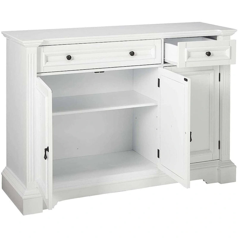 Weißes Sideboard Buffet Anrichte Schrank