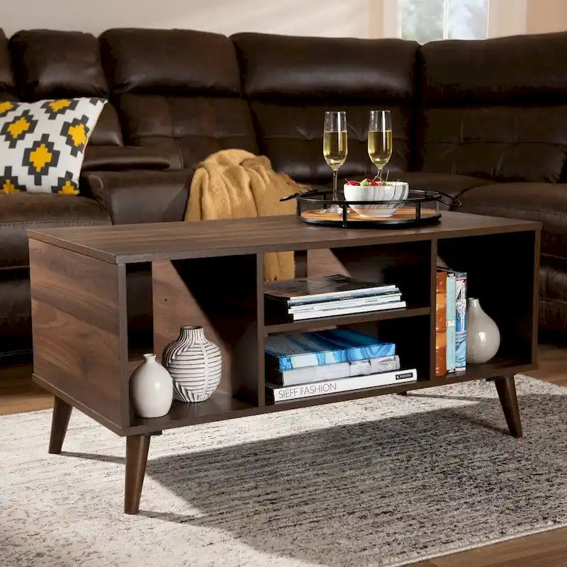 Carson Carrington Ugglekull Couchtisch Nussbaumfurnier