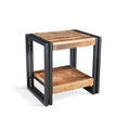 Handmade Reclaimed Wood End Table (India) - 24 x 16 x 20