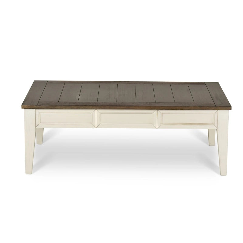 Steve Silver Cottonville Zwei-Farben-Couchtisch mit Stauraum