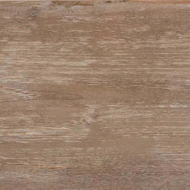 Silas moderne industrielle Konsole mit 2 Schubladen aus naturfarbenem Holz und schwarzem Metall