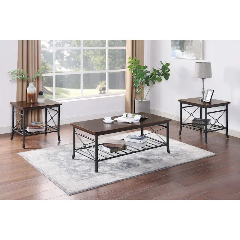 Bridgevine Home Harrison 3er-Set Couch- und Beistelltische