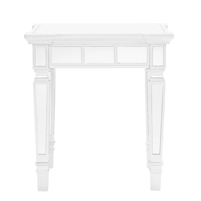 SEI Furniture Olivia Glam Mirrored Square Side Table