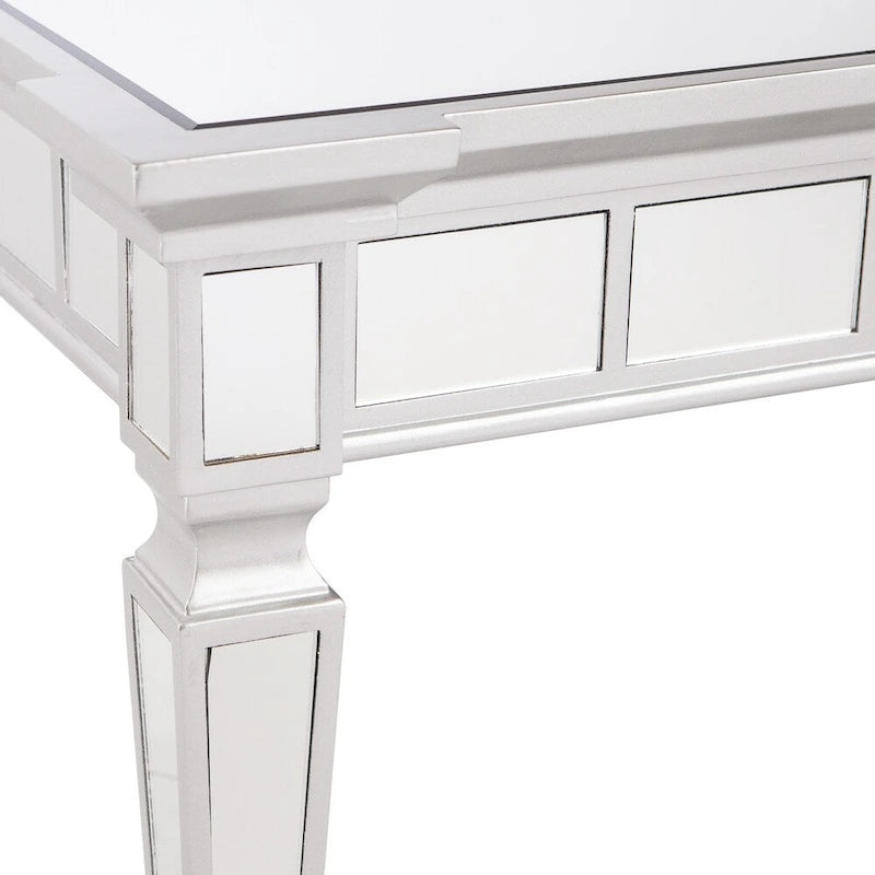 SEI Furniture Olivia Glam Mirrored Square Side Table