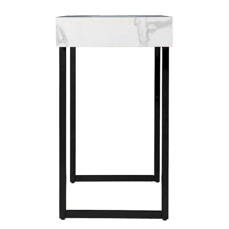 SEI Furniture Kiernan Moderne Konsolentisch aus Kunstmarmor