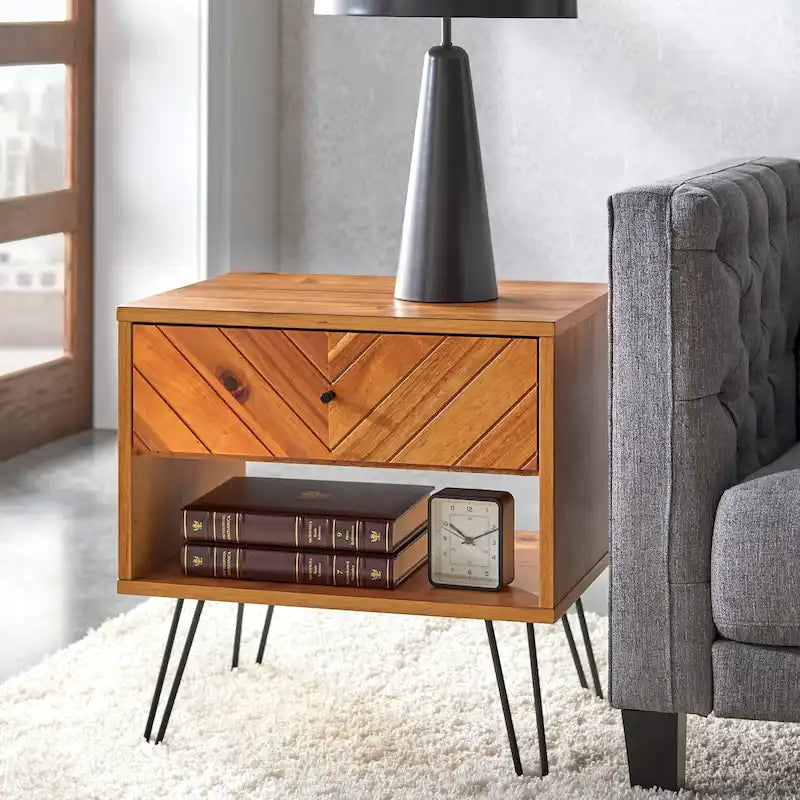 Lifestorey Alexandria Beistelltisch mit 1 Schublade