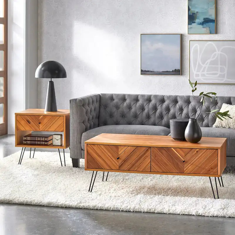 Lifestorey Alexandria Beistelltisch mit 1 Schublade