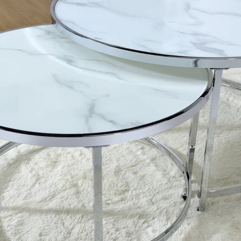Steve Silver Realm Roundes 2-teiliges Satztisch-Set