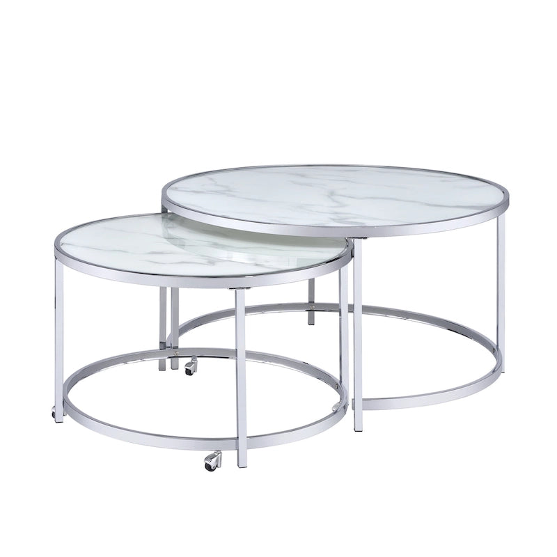 Steve Silver Realm Roundes 2-teiliges Satztisch-Set