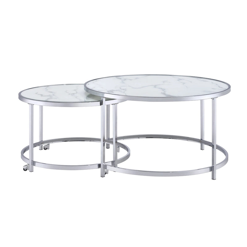 Steve Silver Realm Roundes 2-teiliges Satztisch-Set
