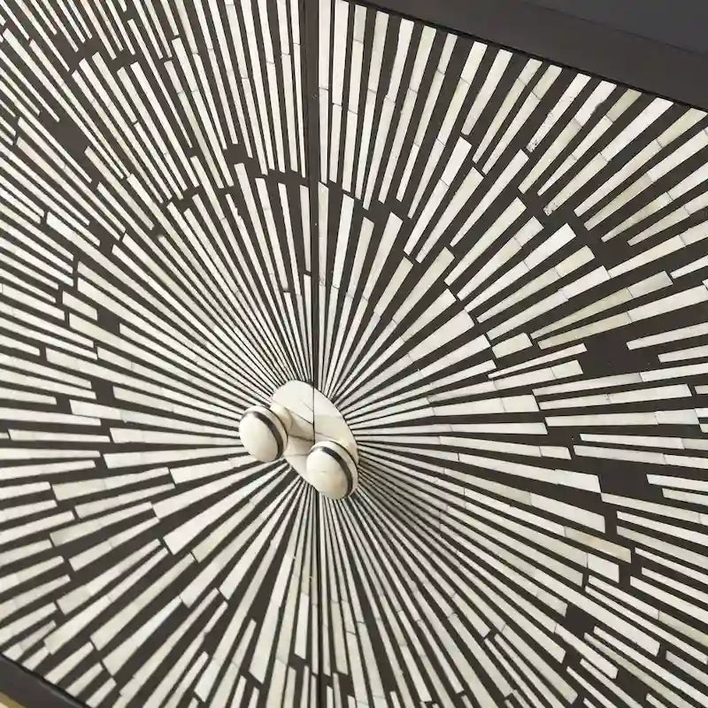 Steve Silver Avon 2-türiger Sunburst Akzentschrank