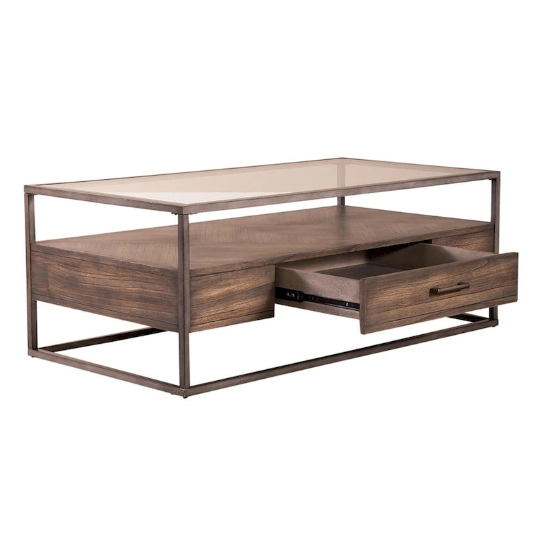 Jamestown Tobacco Rechteckiger Couchtisch