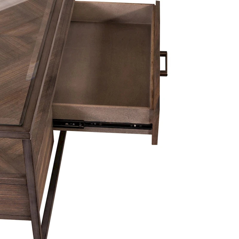 Jamestown Tobacco Rechteckiger Couchtisch