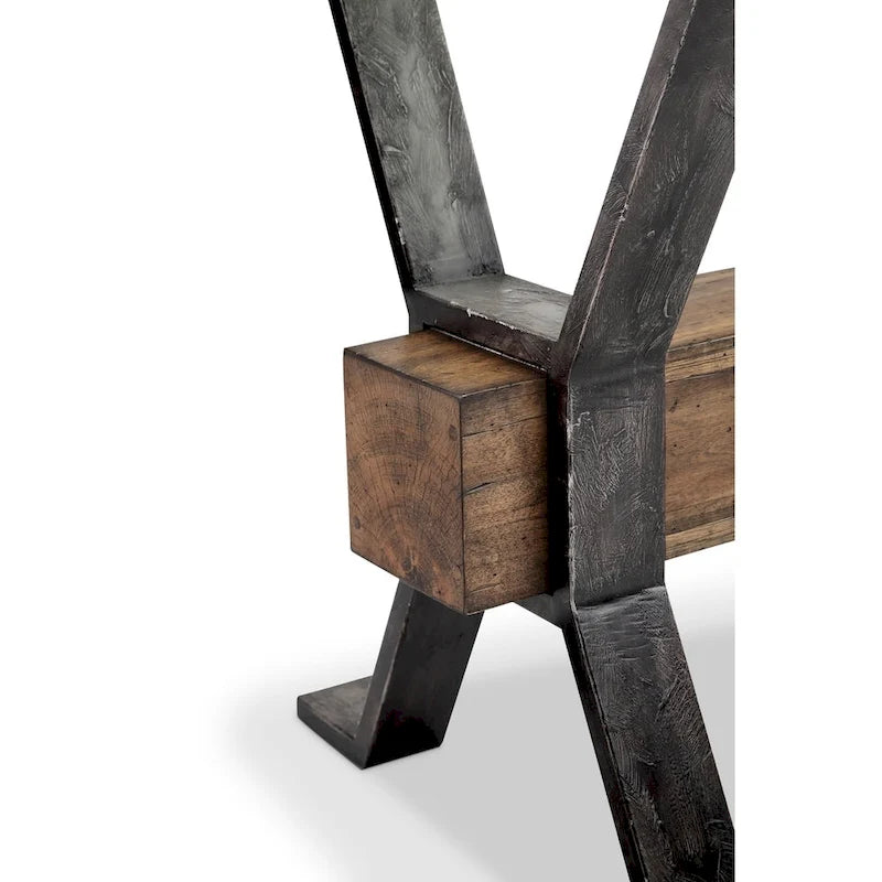 Sawyer Industrial Rechteckiger Couchtisch aus recyceltem Holz