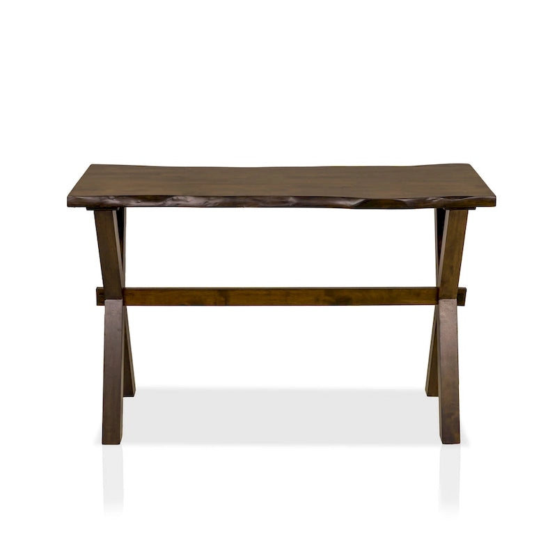 Mav Übergangs-Sofa-Tisch aus Massivholz, Walnuss, 119 cm, von Furniture of America
