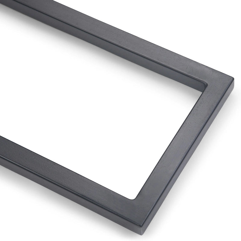 WYNDENHALL Rhonda Beistelltisch, 45,7 cm breit, massives Metall, Industrie-Design, C-Form – 45,7 B x 25,4 T x 61 H cm