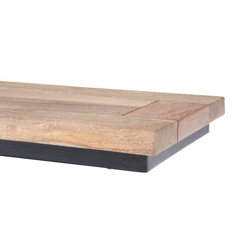 WYNDENHALL Rhonda Beistelltisch, 45,7 cm breit, massives Metall, Industrie-Design, C-Form – 45,7 B x 25,4 T x 61 H cm