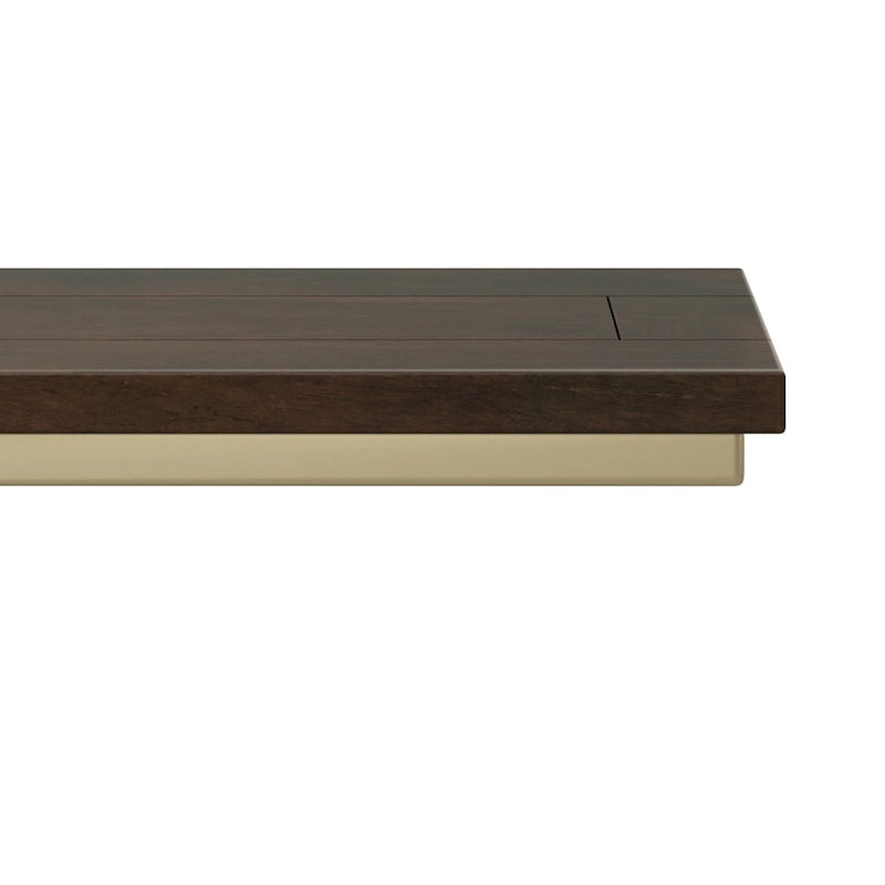 WYNDENHALL Rhonda Beistelltisch, 45,7 cm breit, massives Metall, Industrie-Design, C-Form – 45,7 B x 25,4 T x 61 H cm