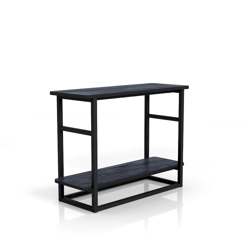 DH BASIC Urban Oak 32 Zoll langer Beistelltisch mit unterem Regal von Denhour