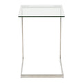 Porch & Den Birchshire Beistelltisch aus Edelstahl/Glas