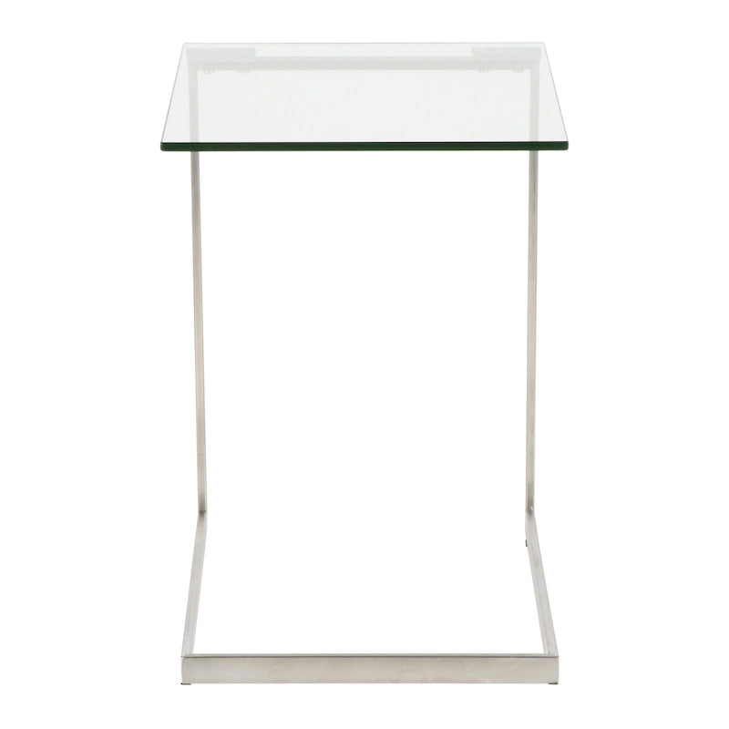 Porch & Den Birchshire Beistelltisch aus Edelstahl/Glas