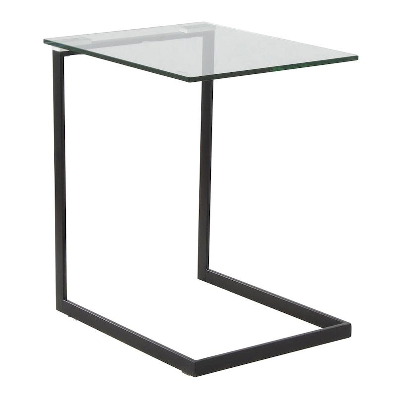 Porch & Den Birchshire Beistelltisch aus Edelstahl/Glas