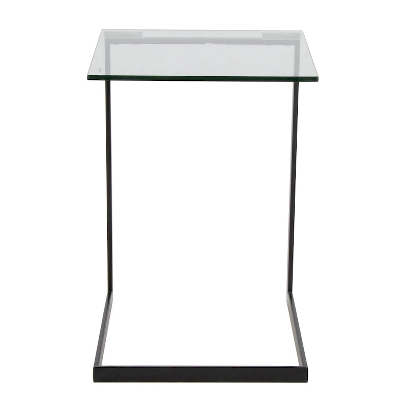 Porch & Den Birchshire Beistelltisch aus Edelstahl/Glas
