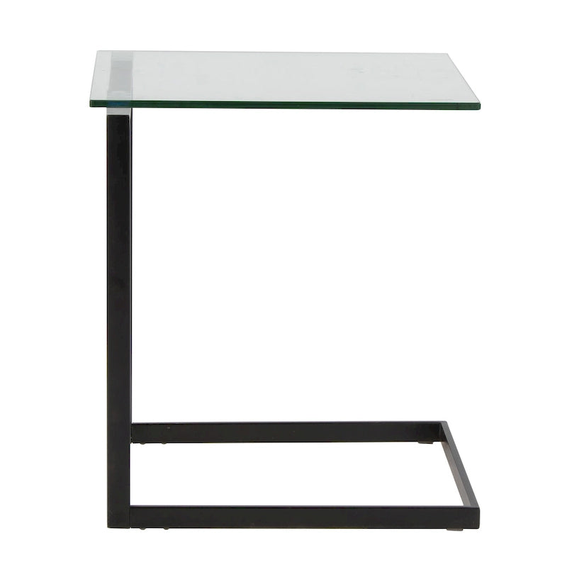 Porch & Den Birchshire Beistelltisch aus Edelstahl/Glas
