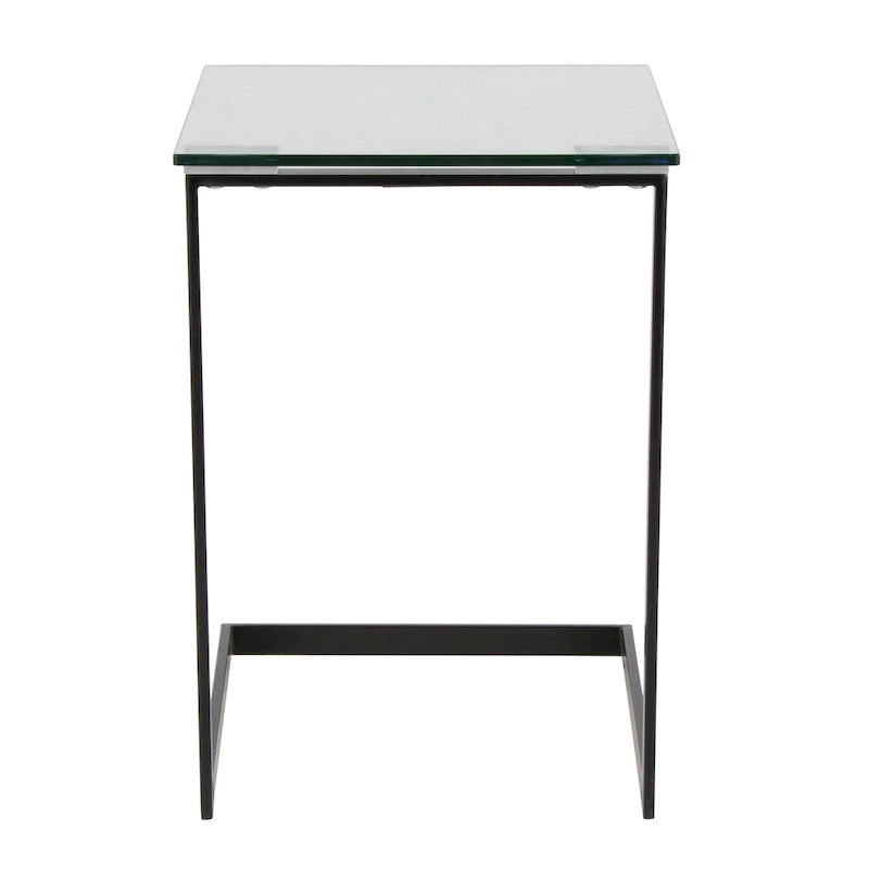 Porch & Den Birchshire Beistelltisch aus Edelstahl/Glas