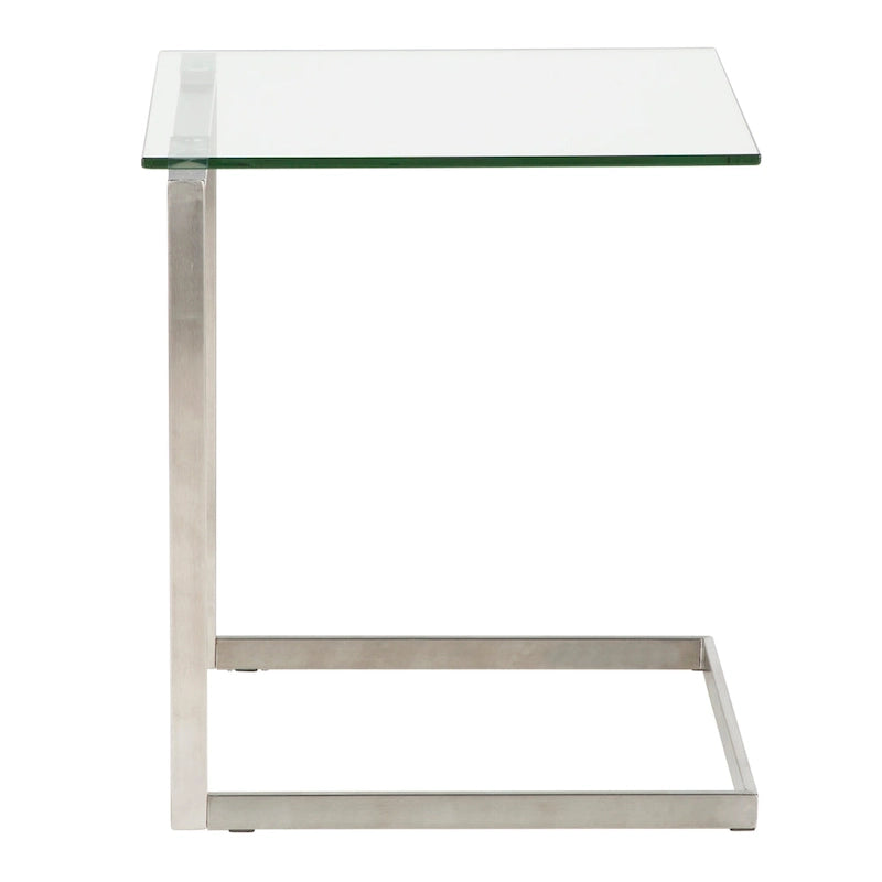 Porch & Den Birchshire Beistelltisch aus Edelstahl/Glas