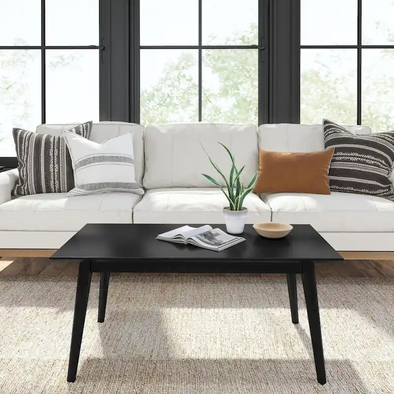 Plank and Beam Mid-Century rechteckiger Couchtisch - 40