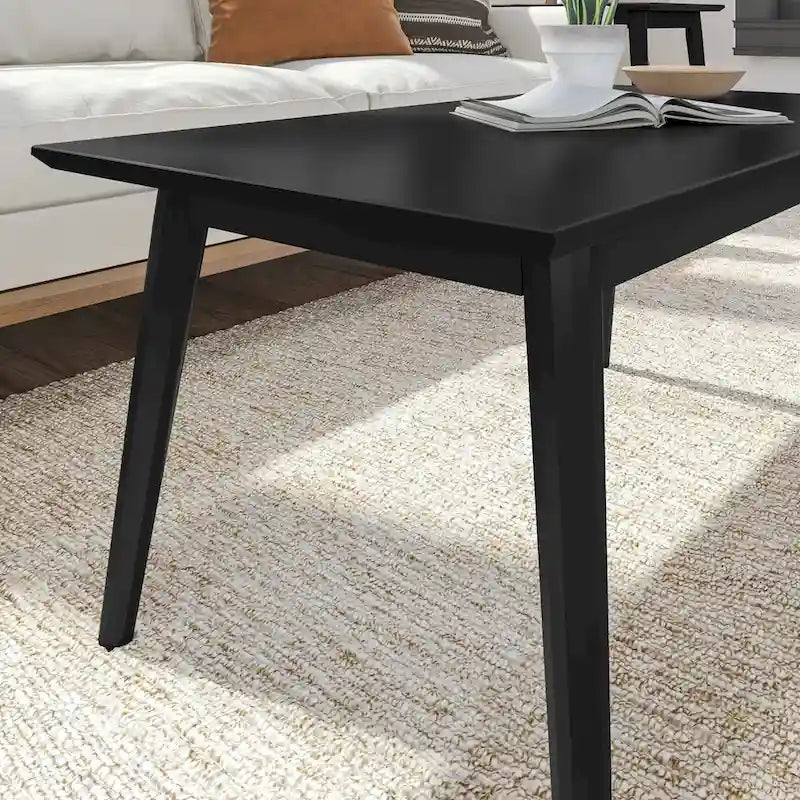 Plank and Beam Mid-Century rechteckiger Couchtisch - 40