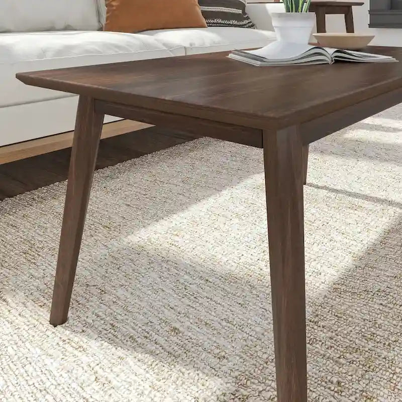 Plank and Beam Mid-Century rechteckiger Couchtisch - 40