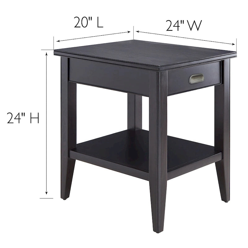 Leick Home Laurent Beistelltisch mit Regal